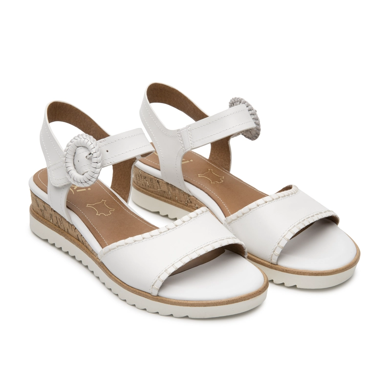 SANDALIA MUJER ROZE 141803 BLANCA - 3