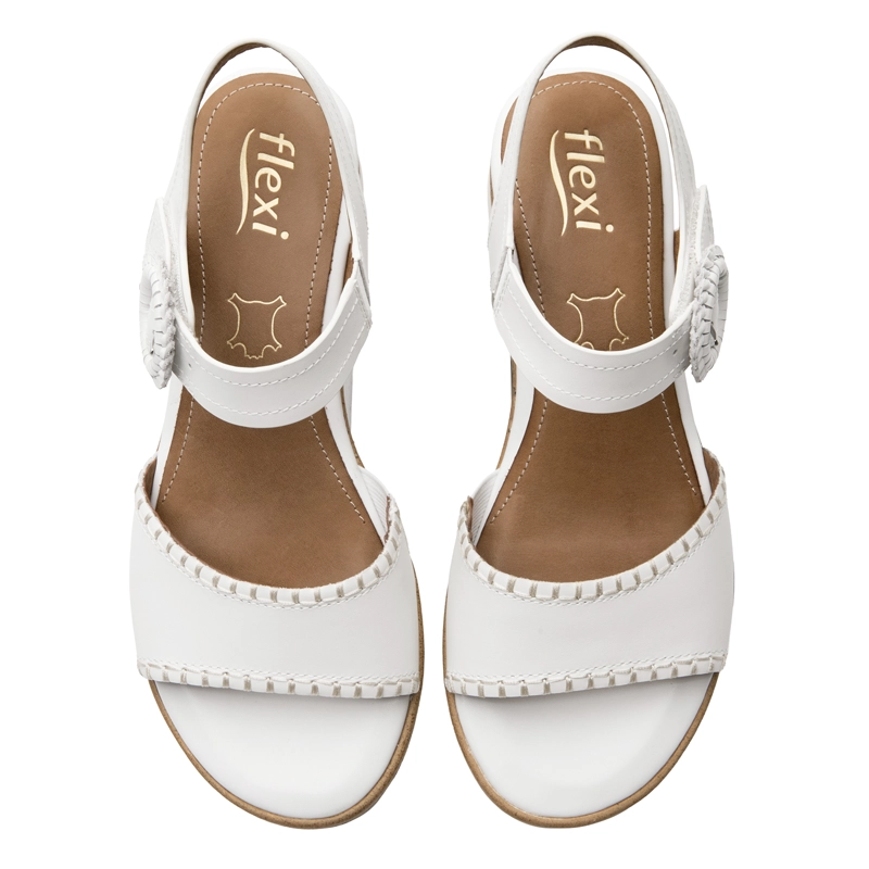 SANDALIA MUJER ROZE 141803 BLANCA - 7