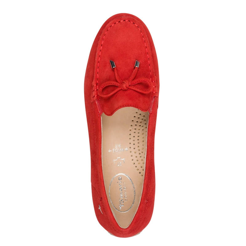 MOCASIN MUJER 84600-44 ROJO - 5