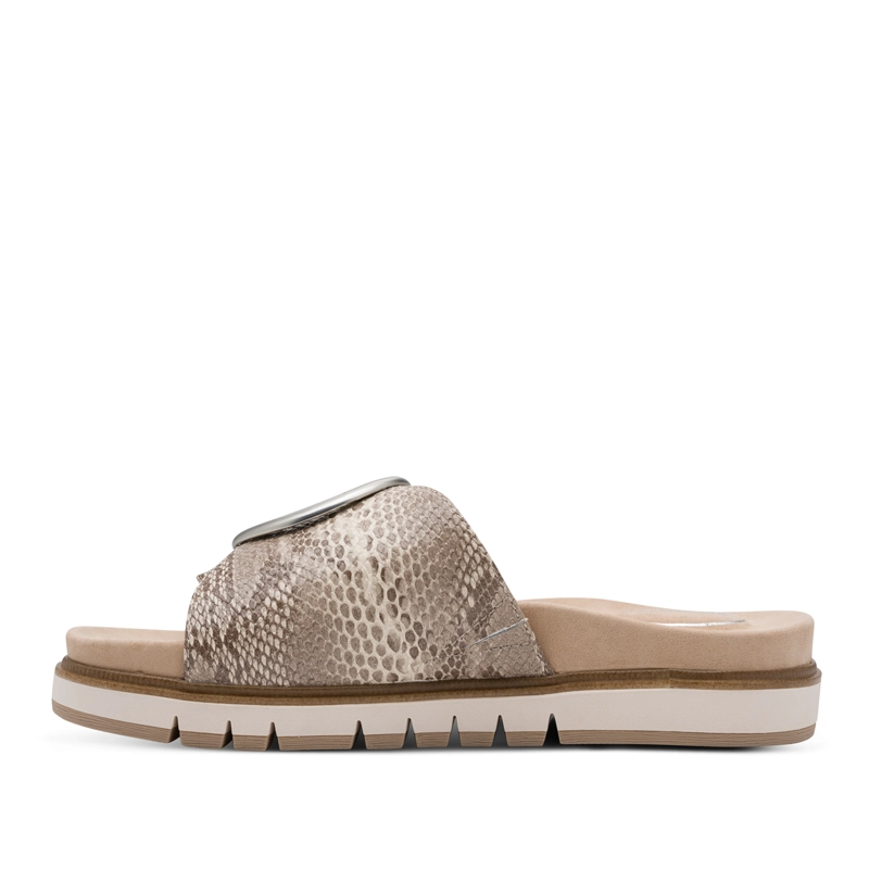 SANDALIA MUJER 87106-42 SERPIENTE BEIGE - 4