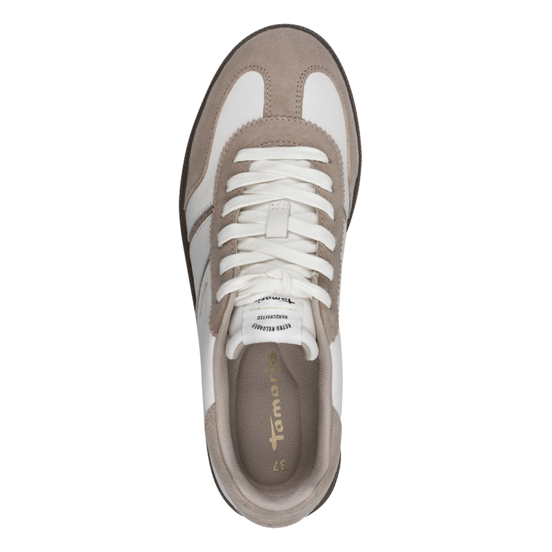 ZAPATILLA MUJER 23624-43 BLANCA GRIS - 4