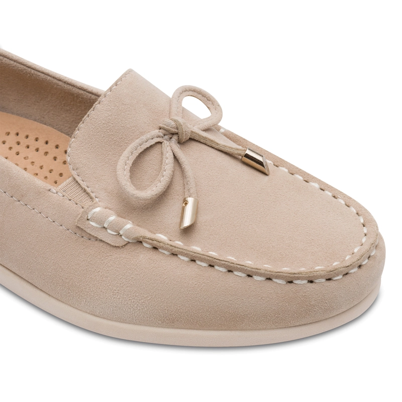 MOCASIN MUJER 84600-44 BEIGE - 3