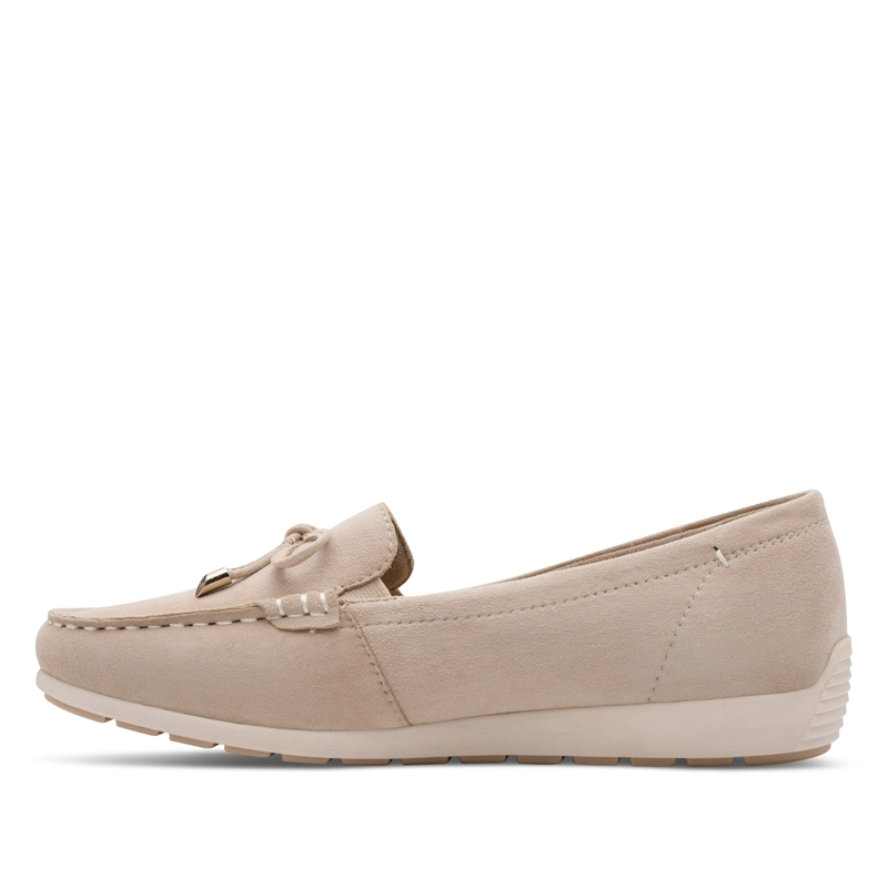 MOCASIN MUJER 84600-44 BEIGE - 4