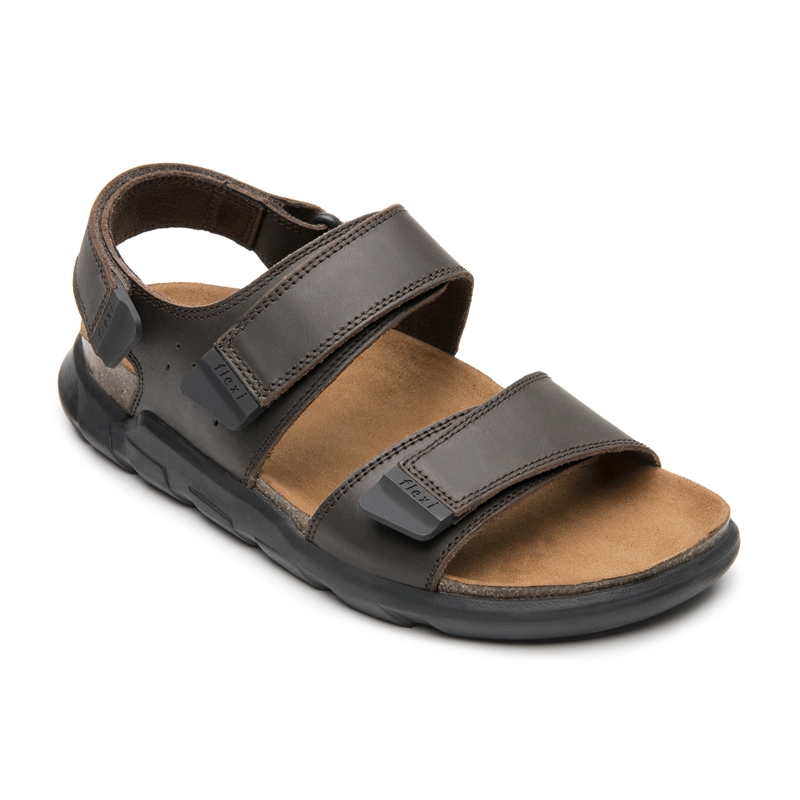 SANDALIA HOMBRE CASIO  419202 CAFE CHOCOLATE - 2