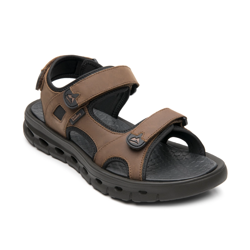 SANDALIA HOMBRE DEACON  424001 CAFE CHOCOLATE - 2