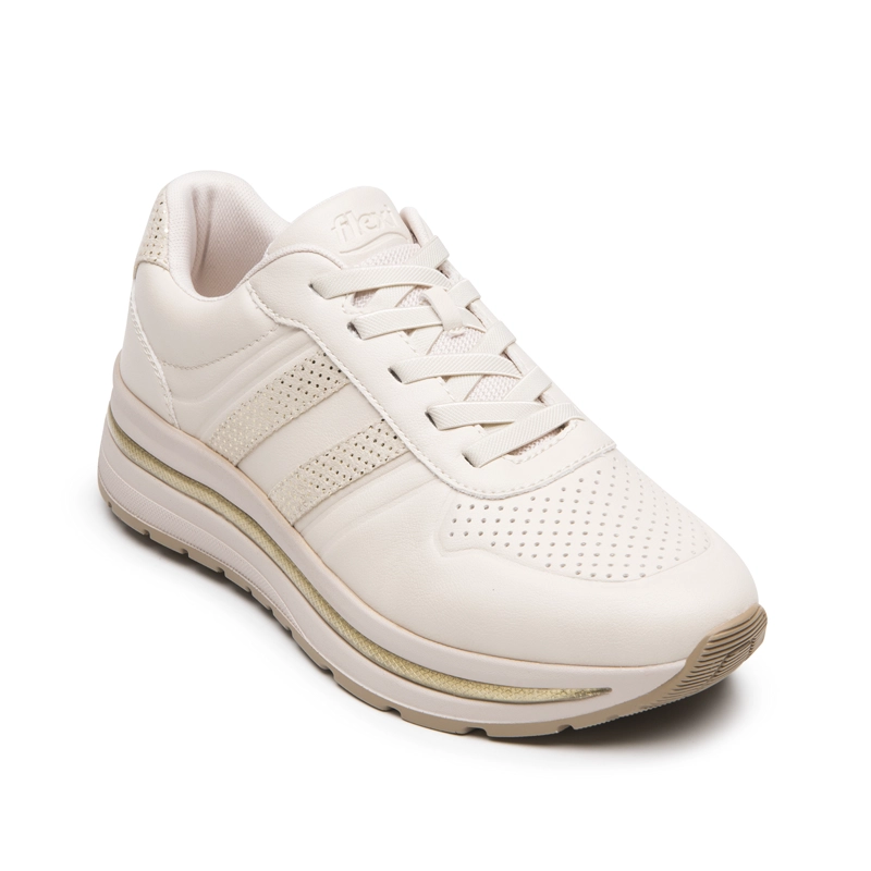 ZAPATILLA FLEXI MUJER MARLA 143802 BEIGE - 2