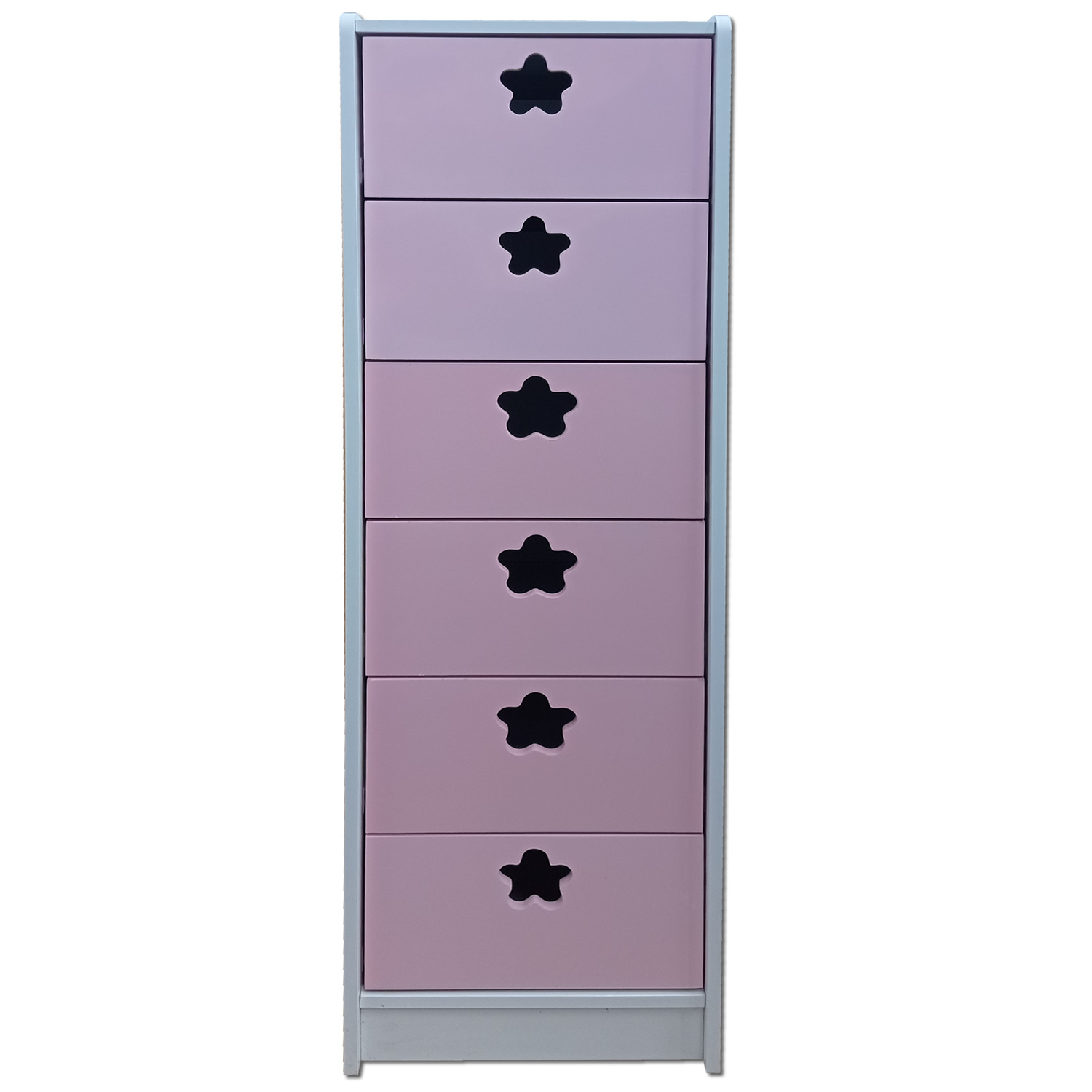 CAJONERA MUEBLES KIDS 6 CAJONES SLIM 135X40X40 - 1