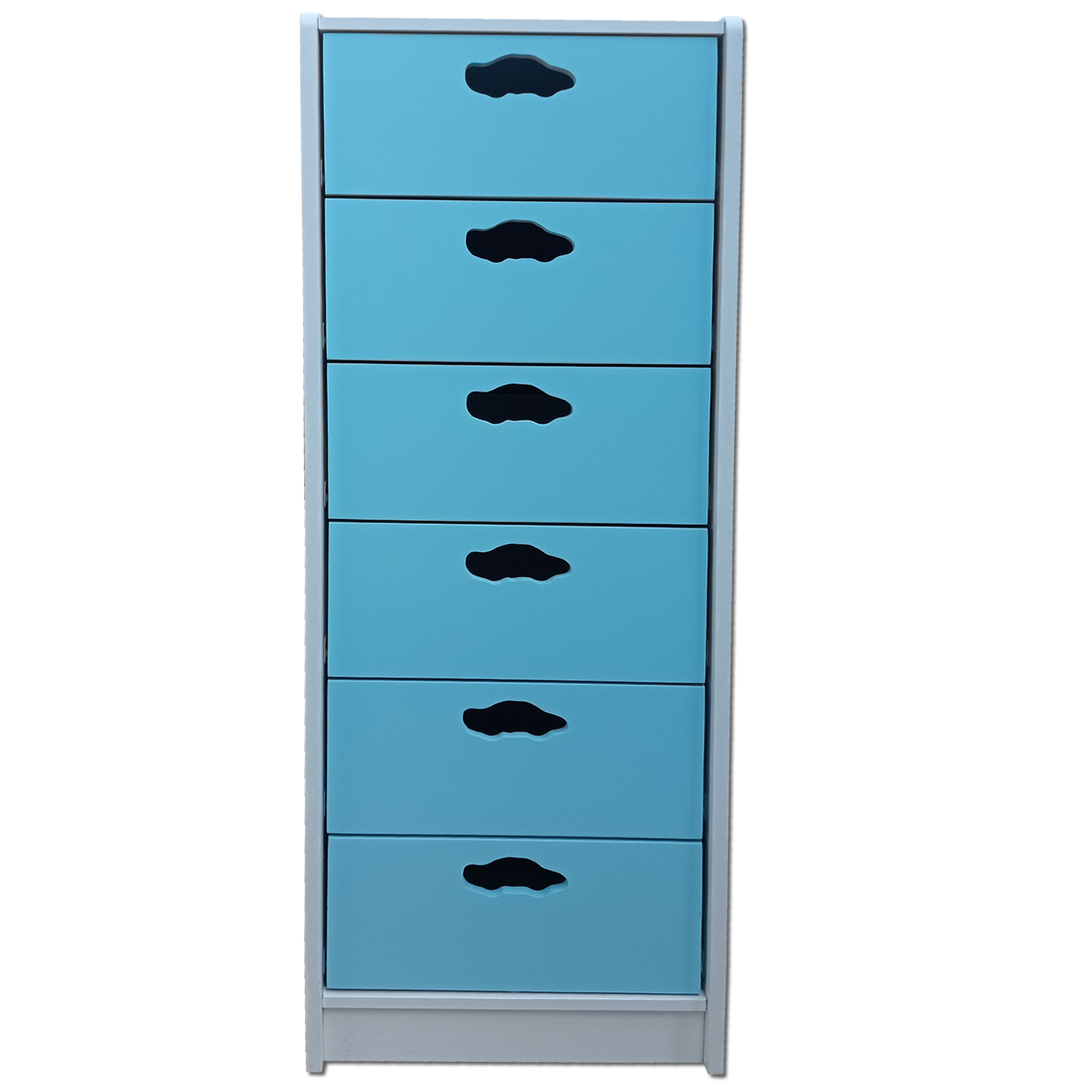 CAJONERA MUEBLES KIDS 6 CAJONES SLIM 135X40X40 - 1