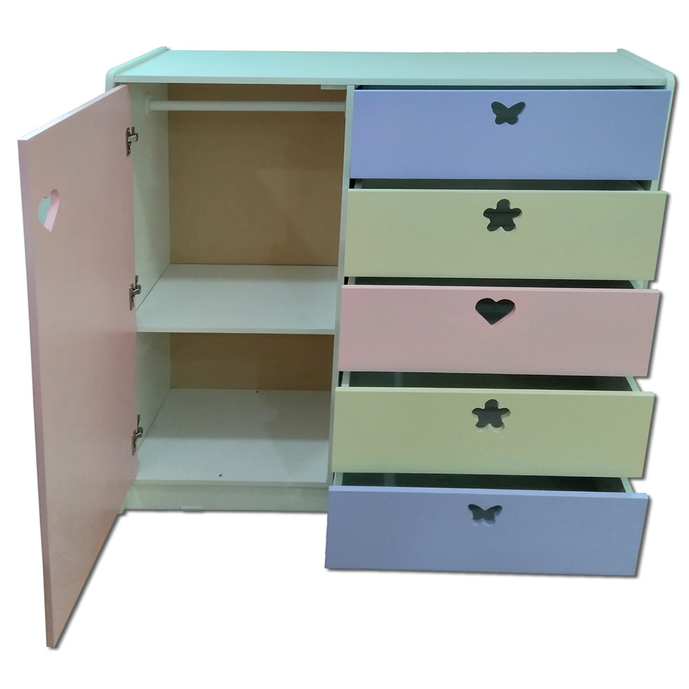 MINI CLÓSET MUEBLES KIDS LILA CREMA - 3