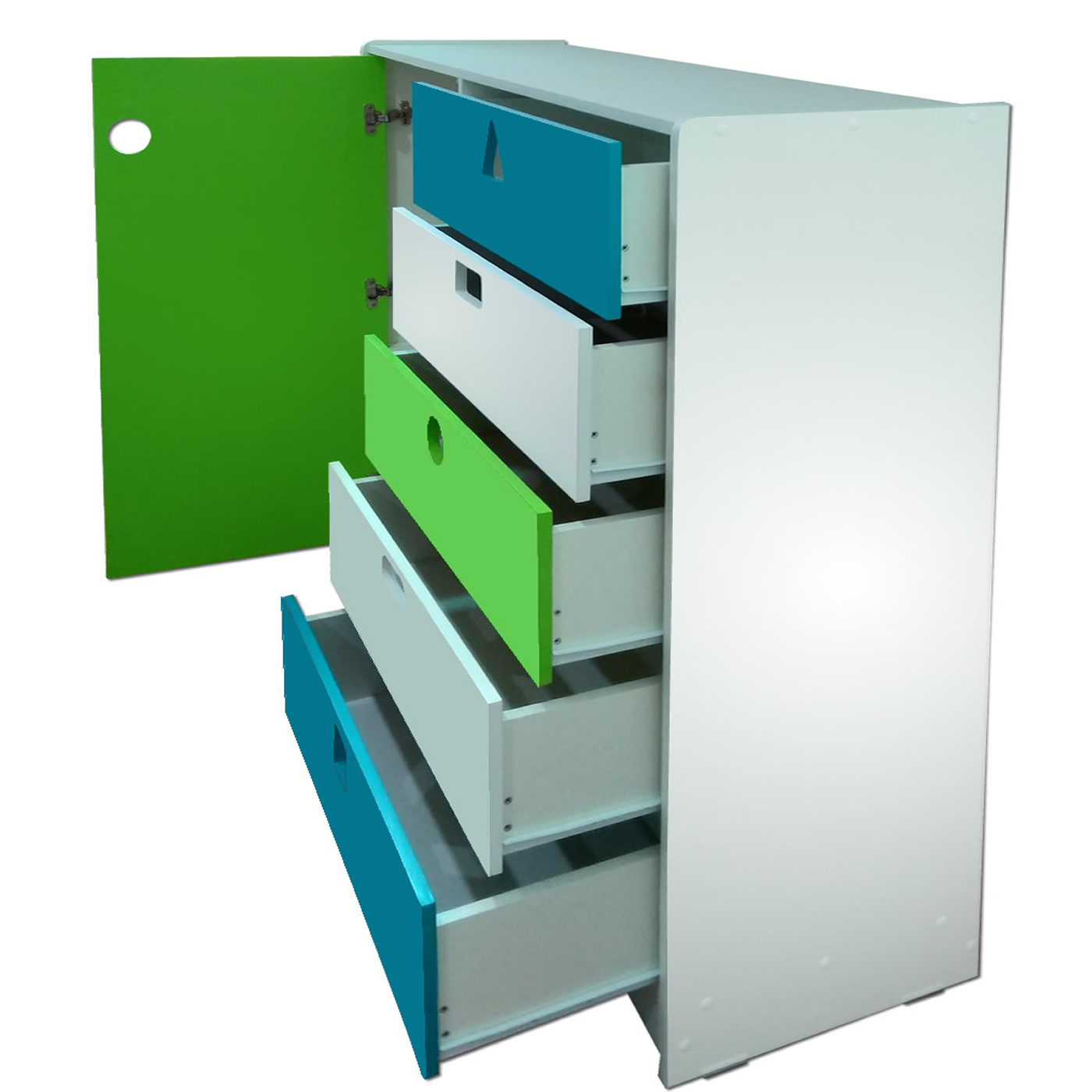 MINI CLÓSET MUEBLES KIDS CALIPSO GEOMETRICO - 3