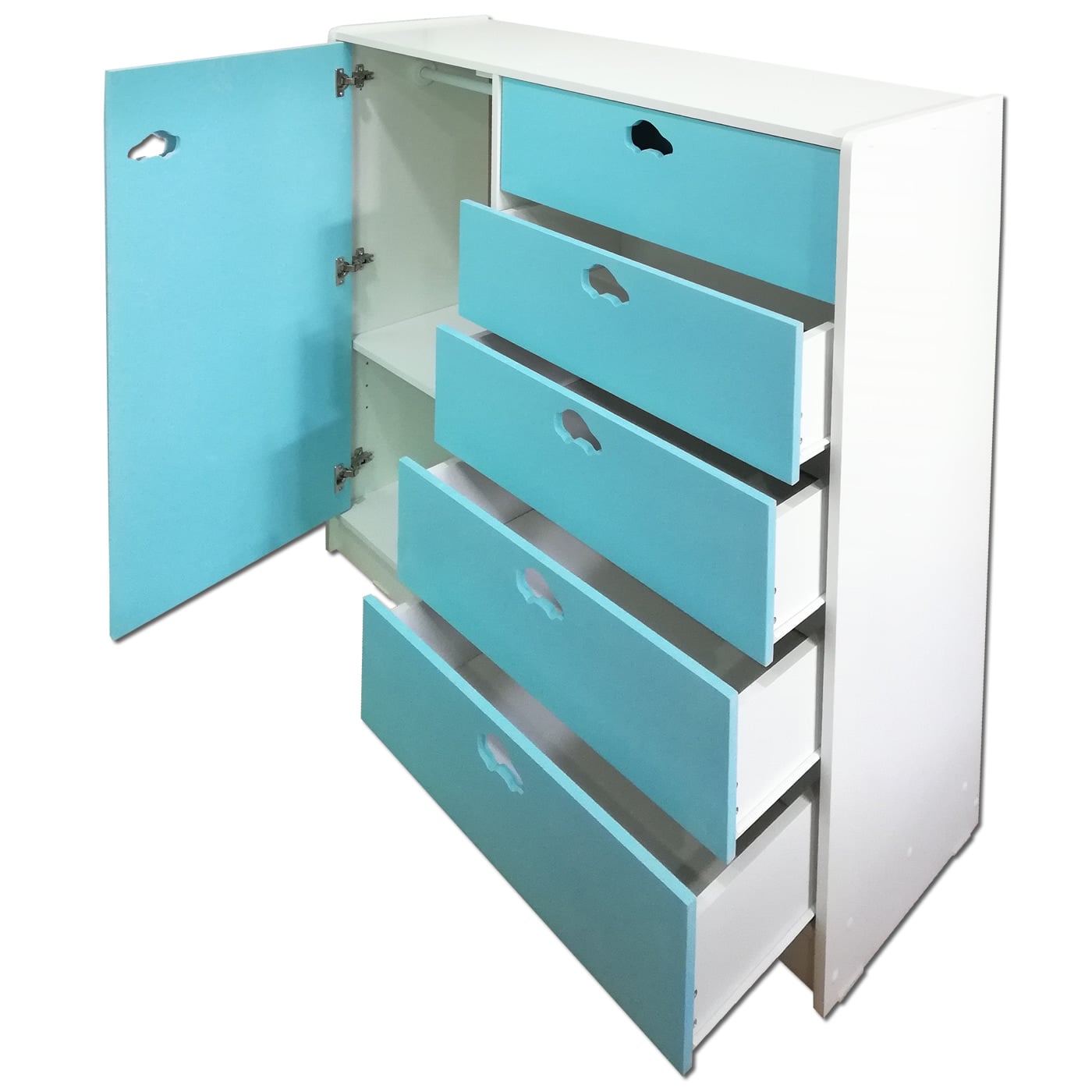 MINI CLÓSET MUEBLES KIDS CELESTE - 3