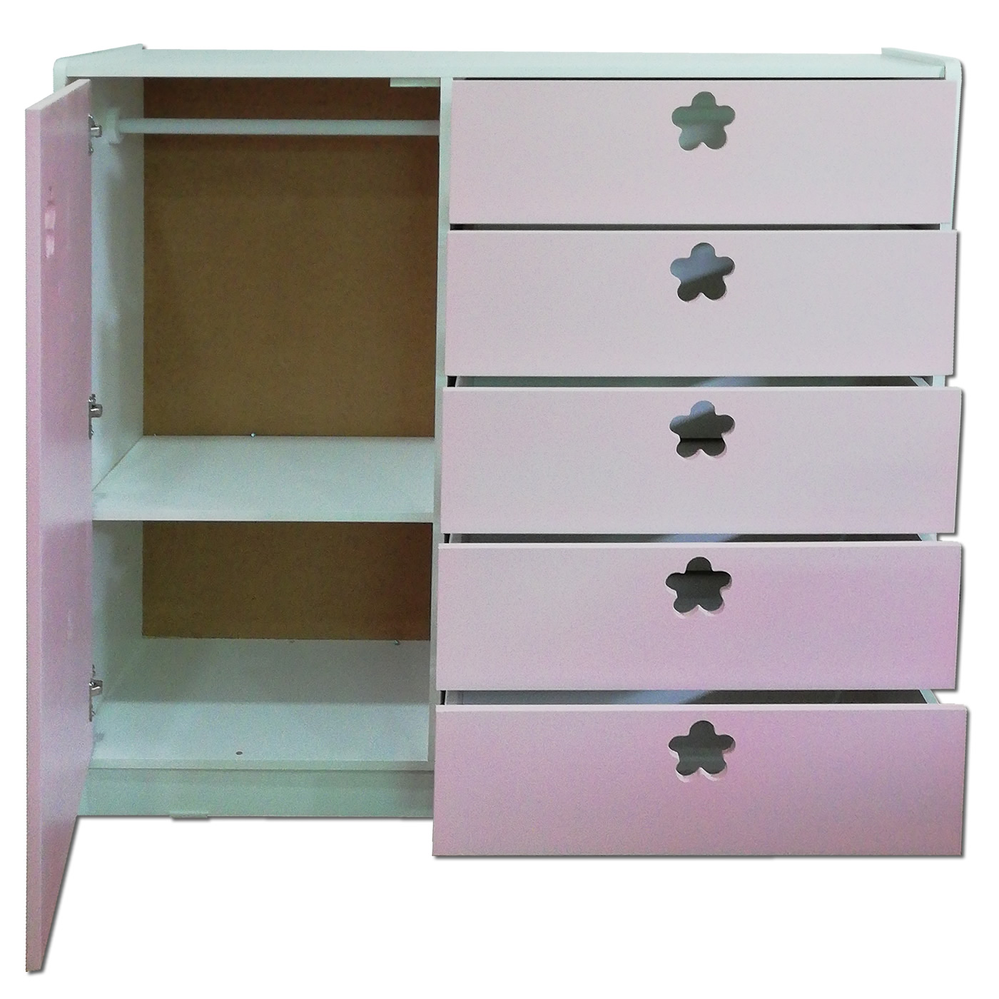 MINI CLÓSET MUEBLES KIDS ROSADO - 2