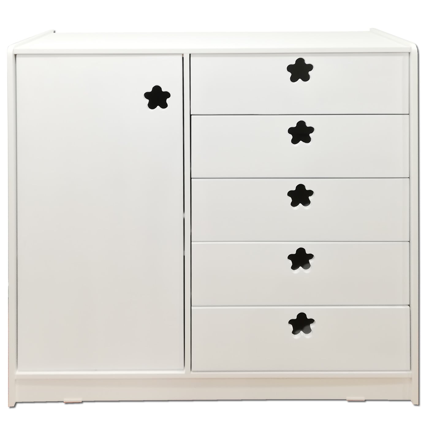 MINI CLÓSET MUEBLES KIDS BLANCO FLOR - 1