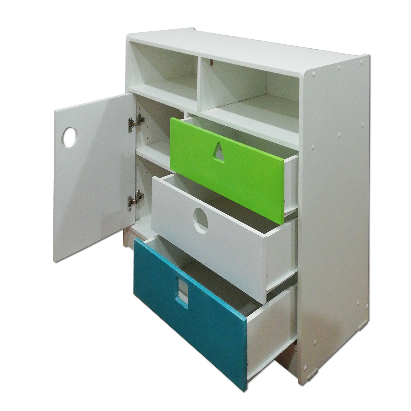 CÓMODA MUEBLES KIDS CALIPSO MUDADOR GEOMETRICO - 3