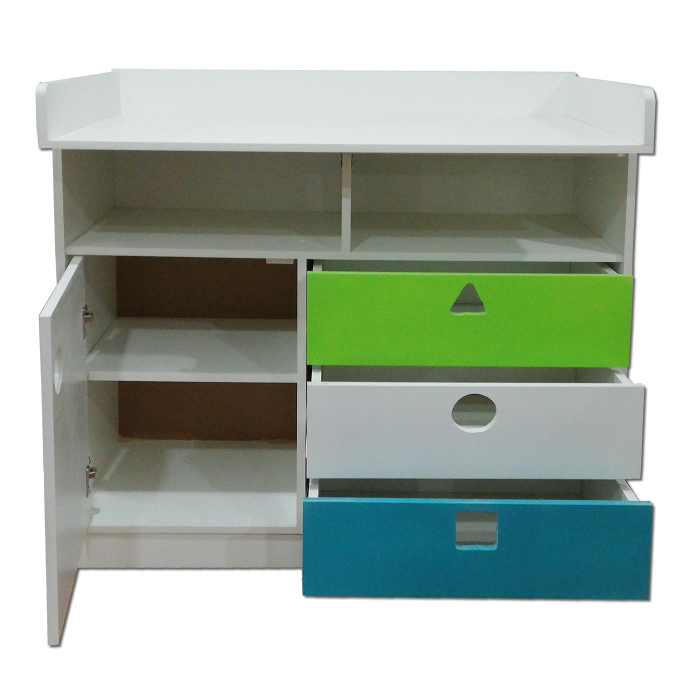 CÓMODA MUEBLES KIDS CALIPSO MUDADOR GEOMETRICO - 4