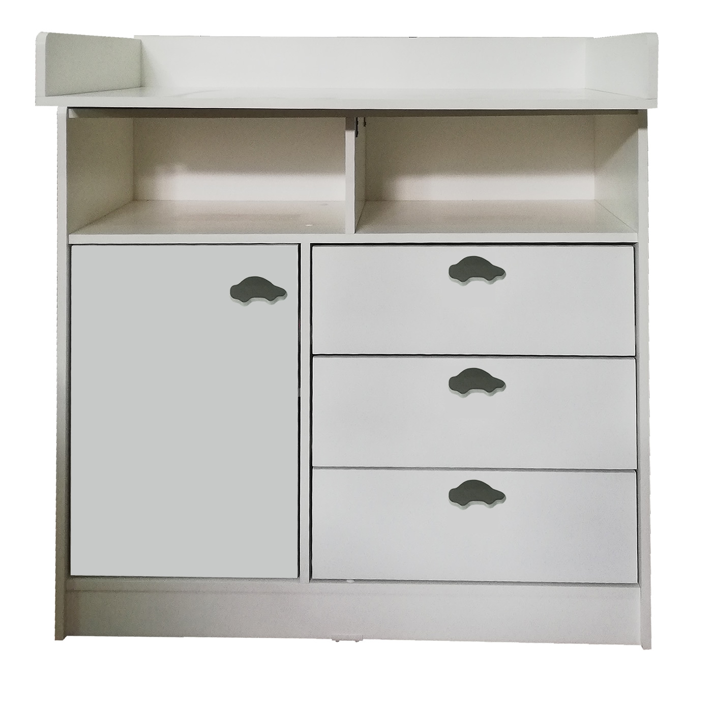 CÓMODA MUEBLES KIDS BLANCO MUDADOR AUTO - 1