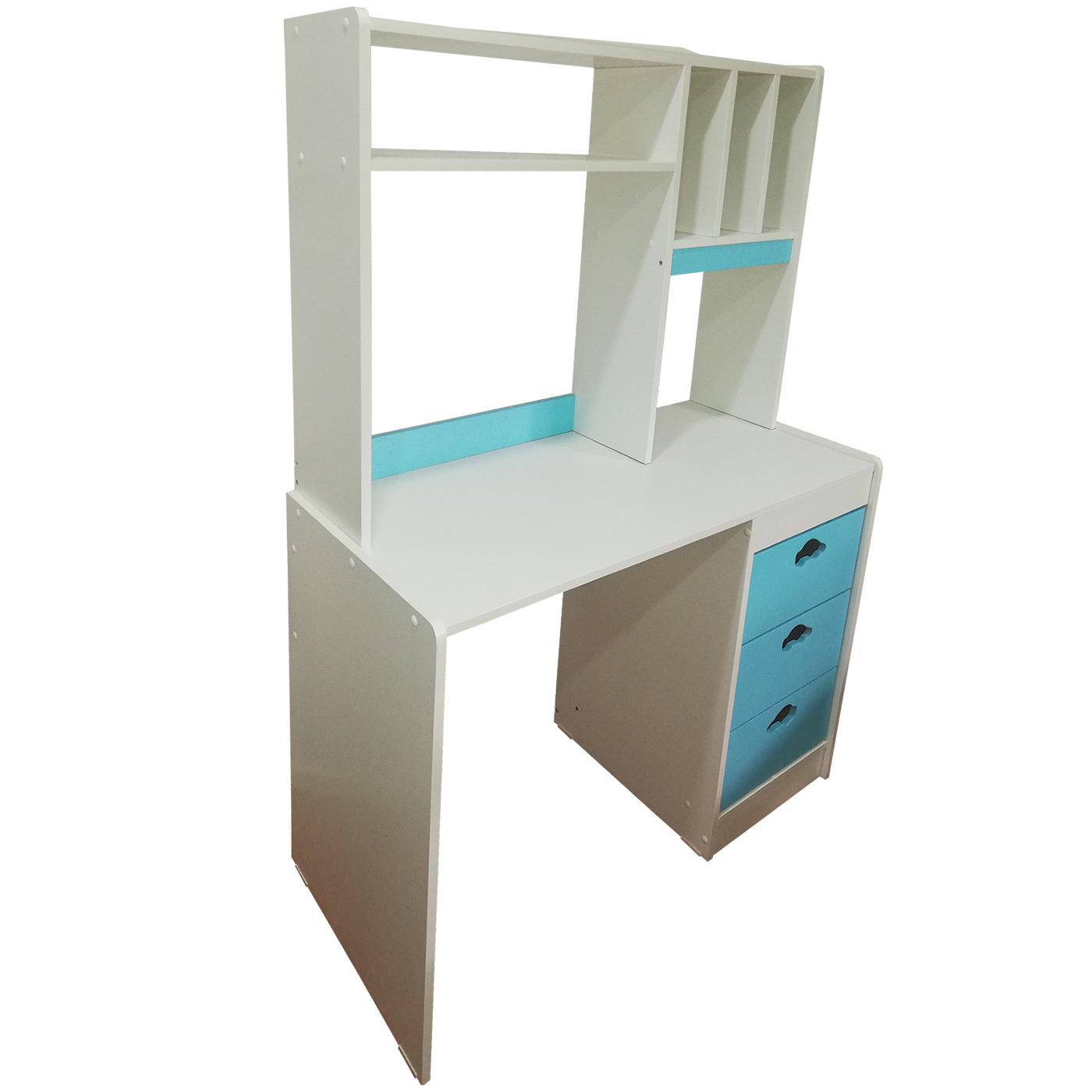 ESCRITORIO MUEBLES KIDS CON ELEVACION CELESTE - 3