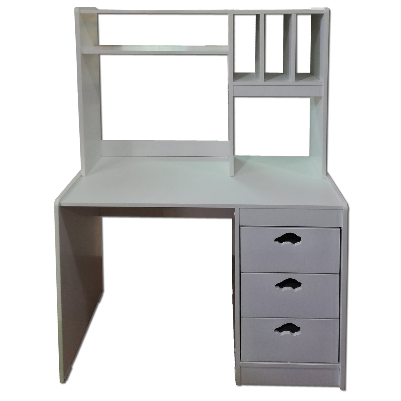 ESCRITORIO MUEBLES KIDS CON ELEVACION AUTO BLANCO - 1