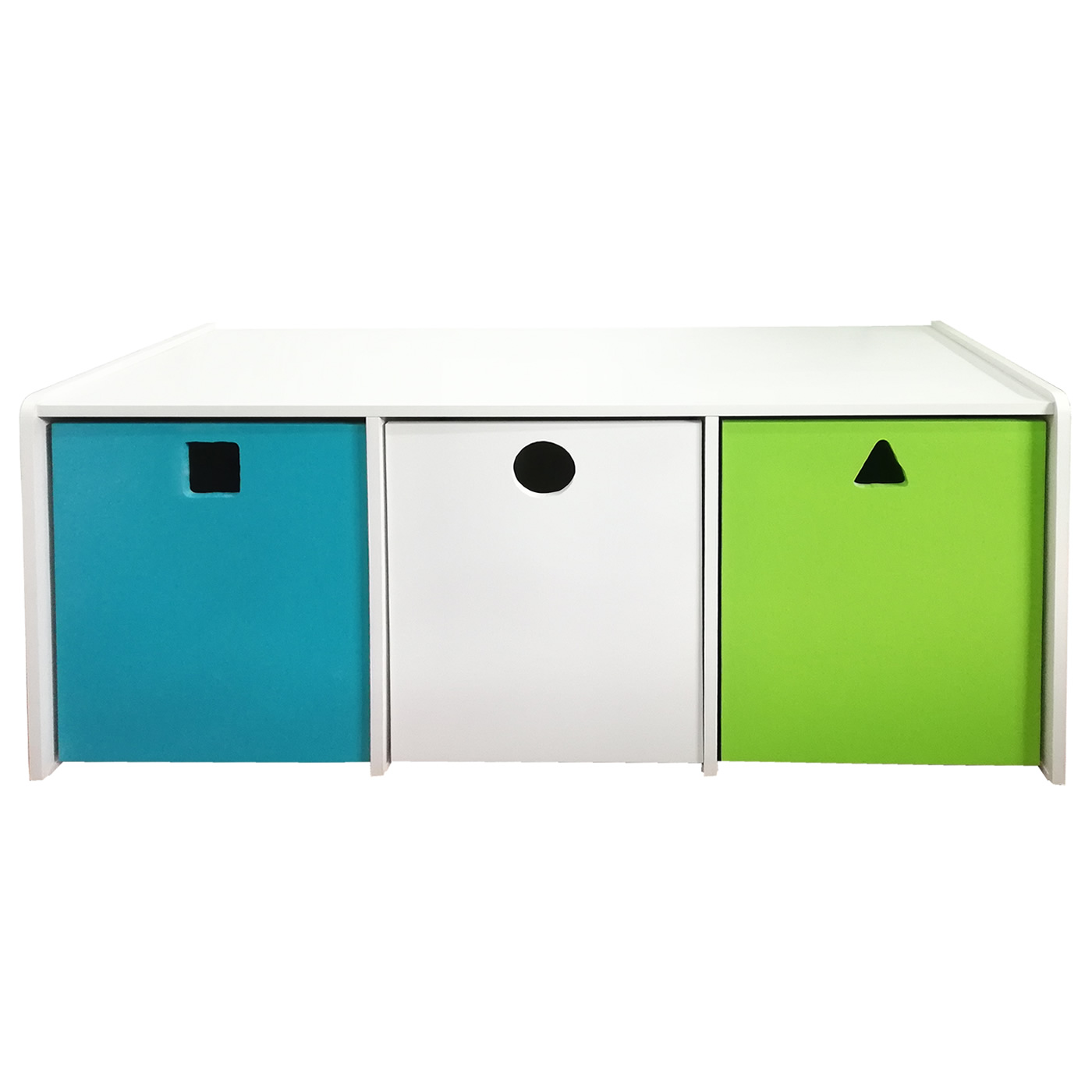 JUGUETERA MUEBLES KIDS 3 CAJONES GEOMETRICA - 1