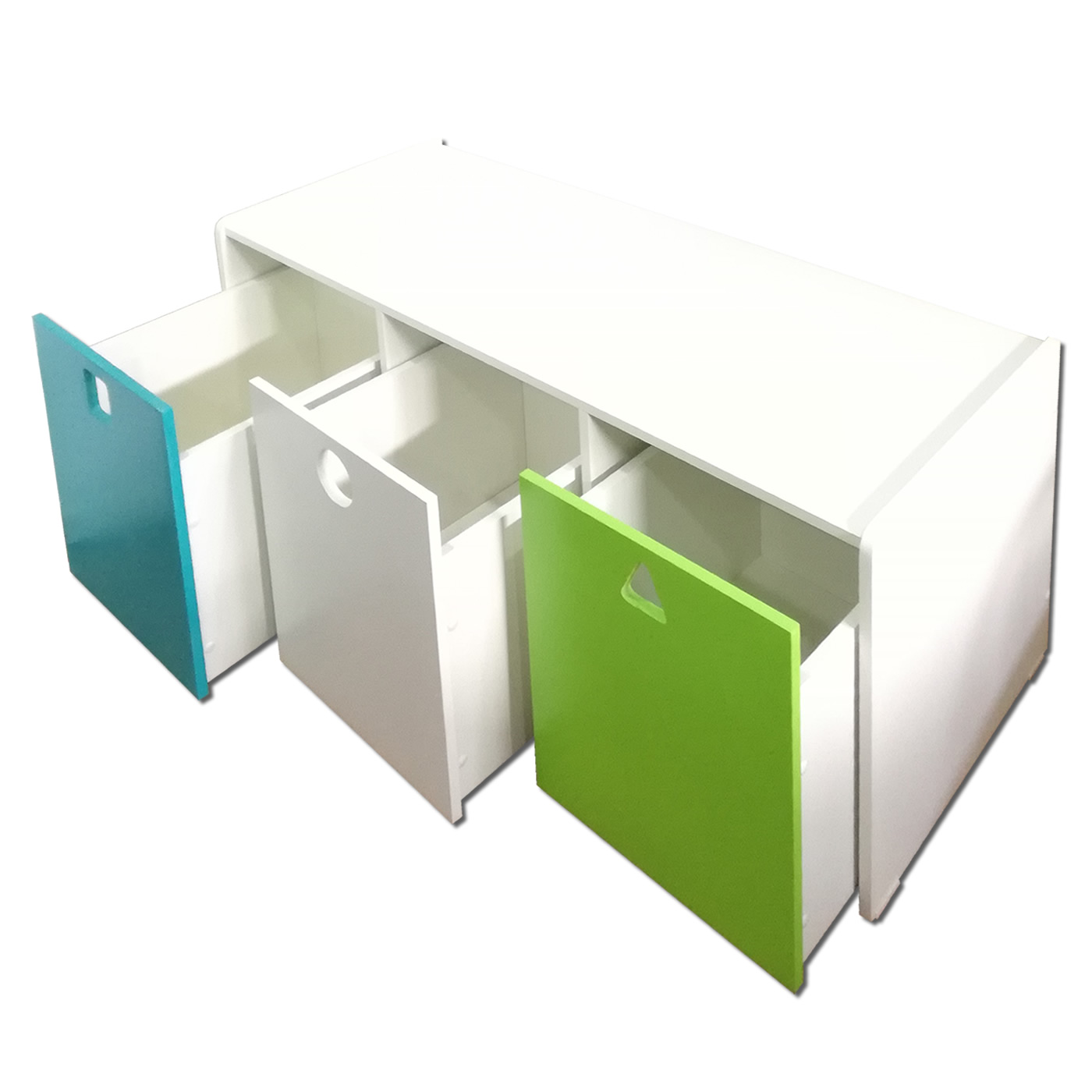 JUGUETERA MUEBLES KIDS 3 CAJONES GEOMETRICA - 3