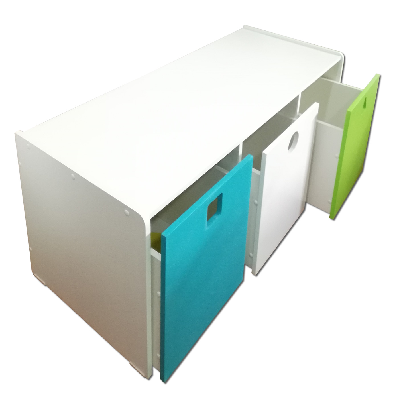 JUGUETERA MUEBLES KIDS 3 CAJONES GEOMETRICA - 4