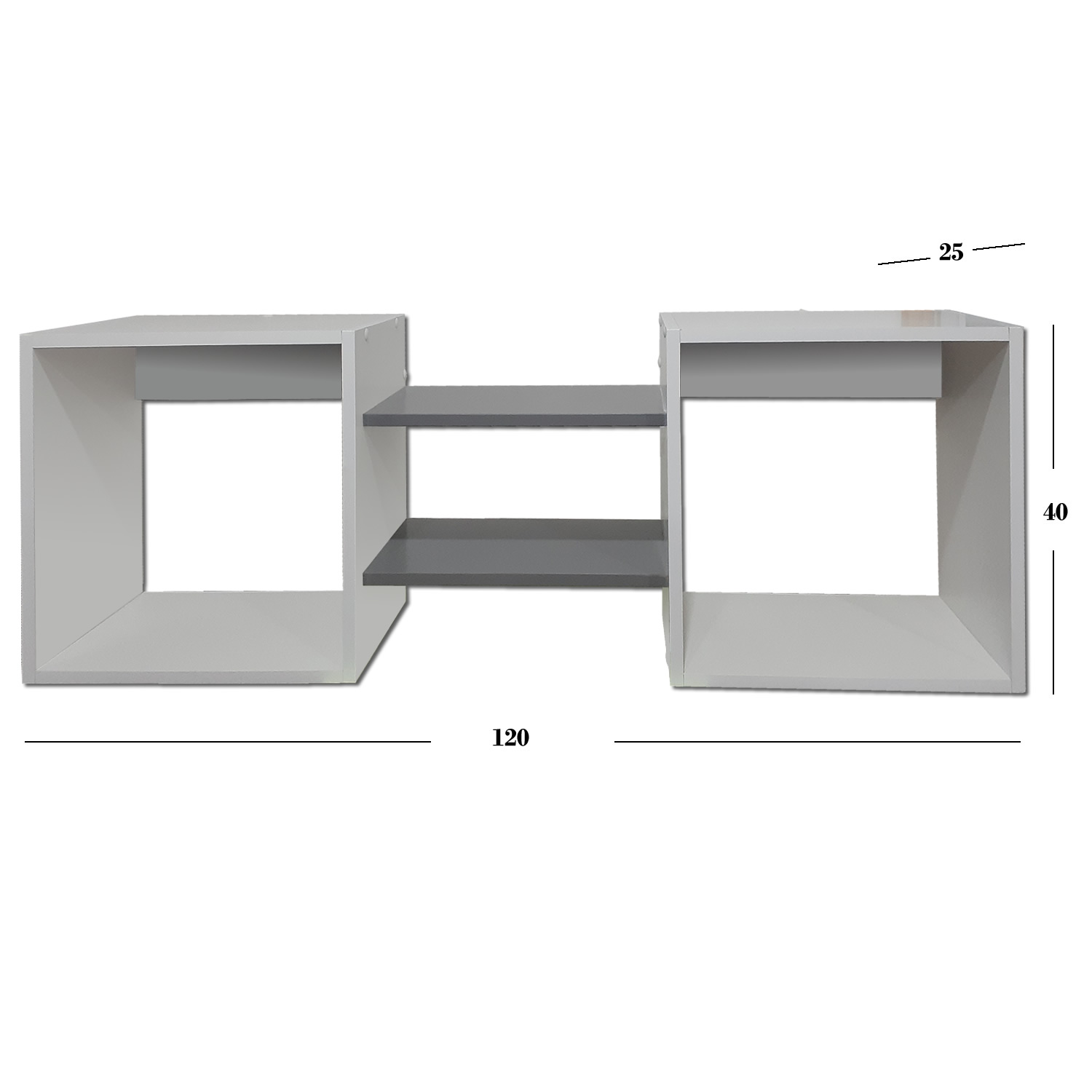 REPISA CUBO GRAFITO - 3