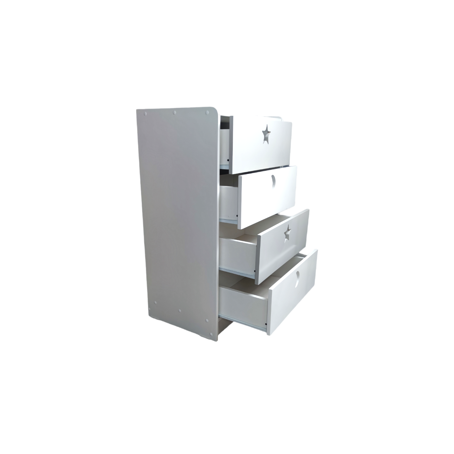 CAJONERA MUEBLES KIDS 4 CAJONES GRIS - 4