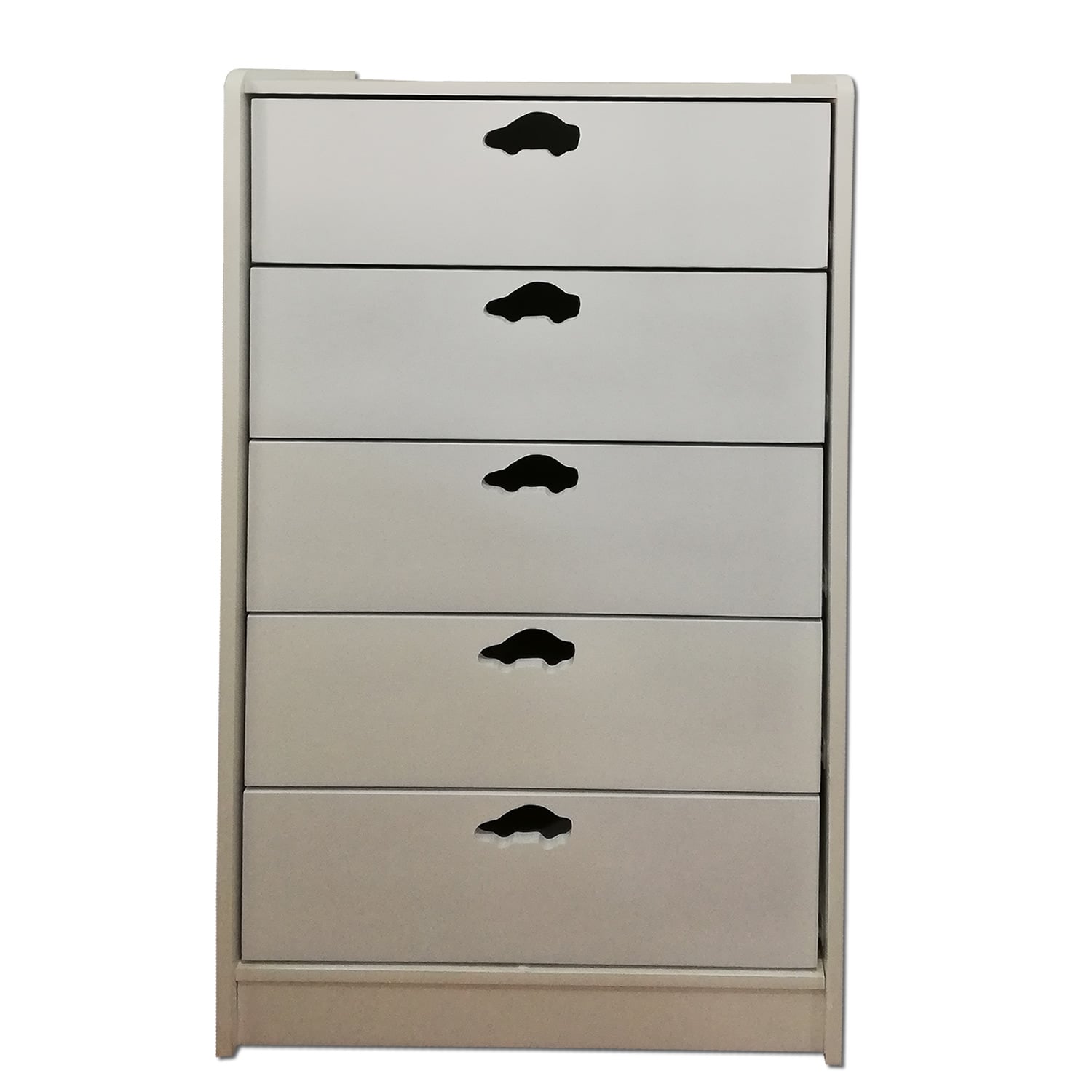 CAJONERA MUEBLES KIDS 5 CAJONES BLANCO AUTO - 1