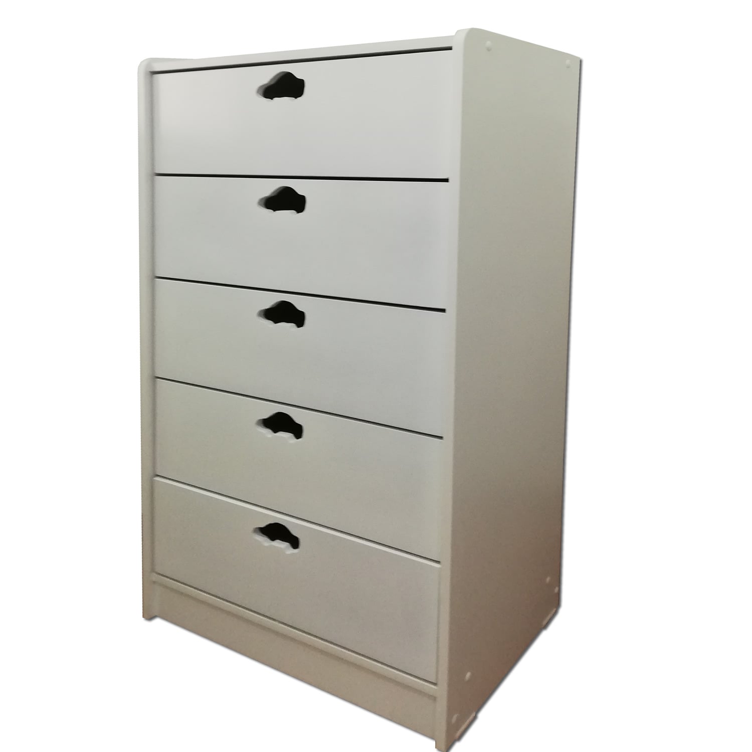 CAJONERA MUEBLES KIDS 5 CAJONES BLANCO AUTO - 3