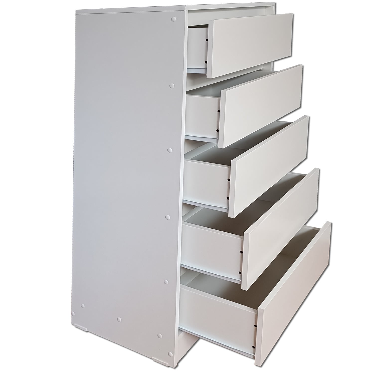 CAJONERA MUEBLES KIDS 5 CAJONES BLANCO DECO - 4