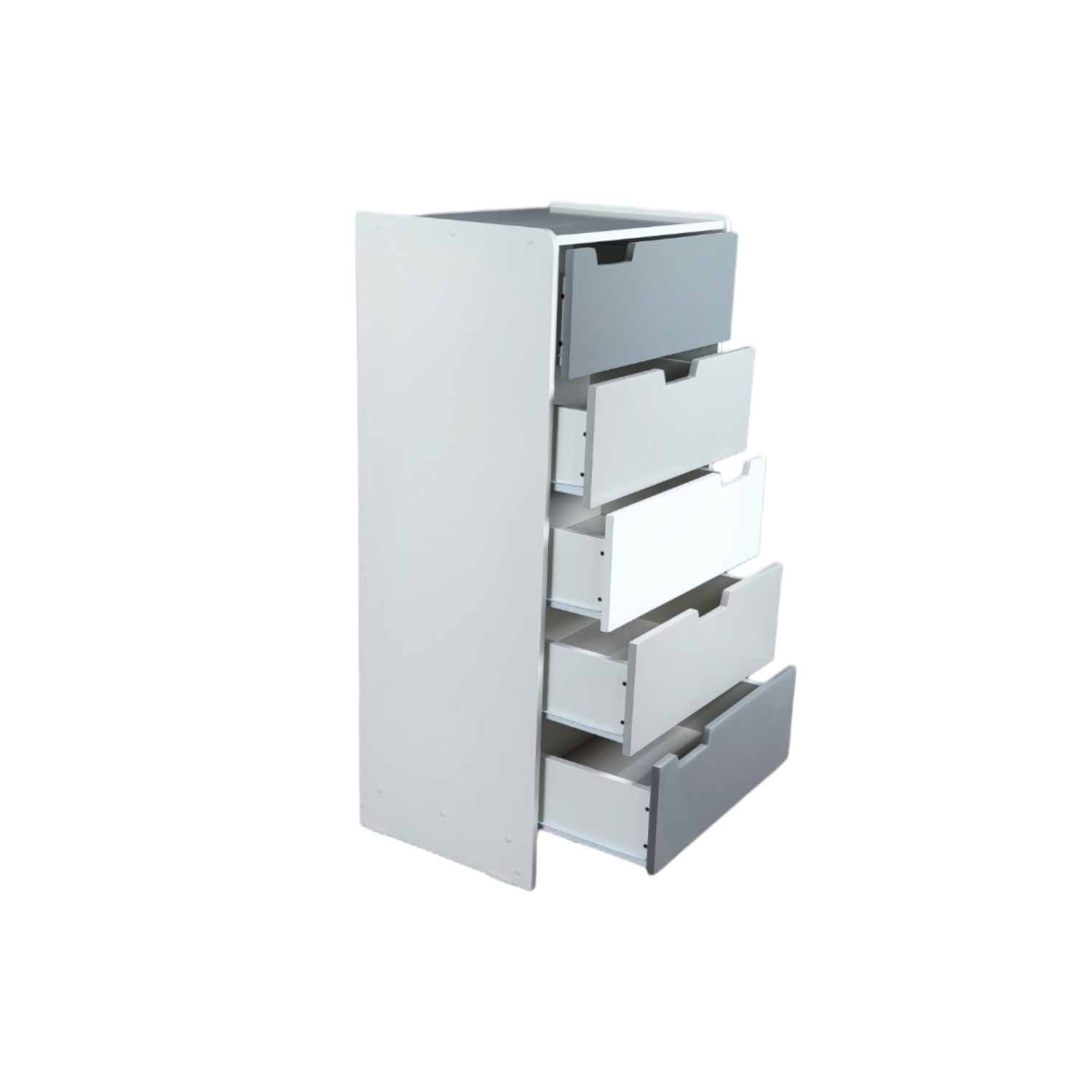 CAJONERA MUEBLES KIDS 5 CAJONES GRIS KANDOO - 3