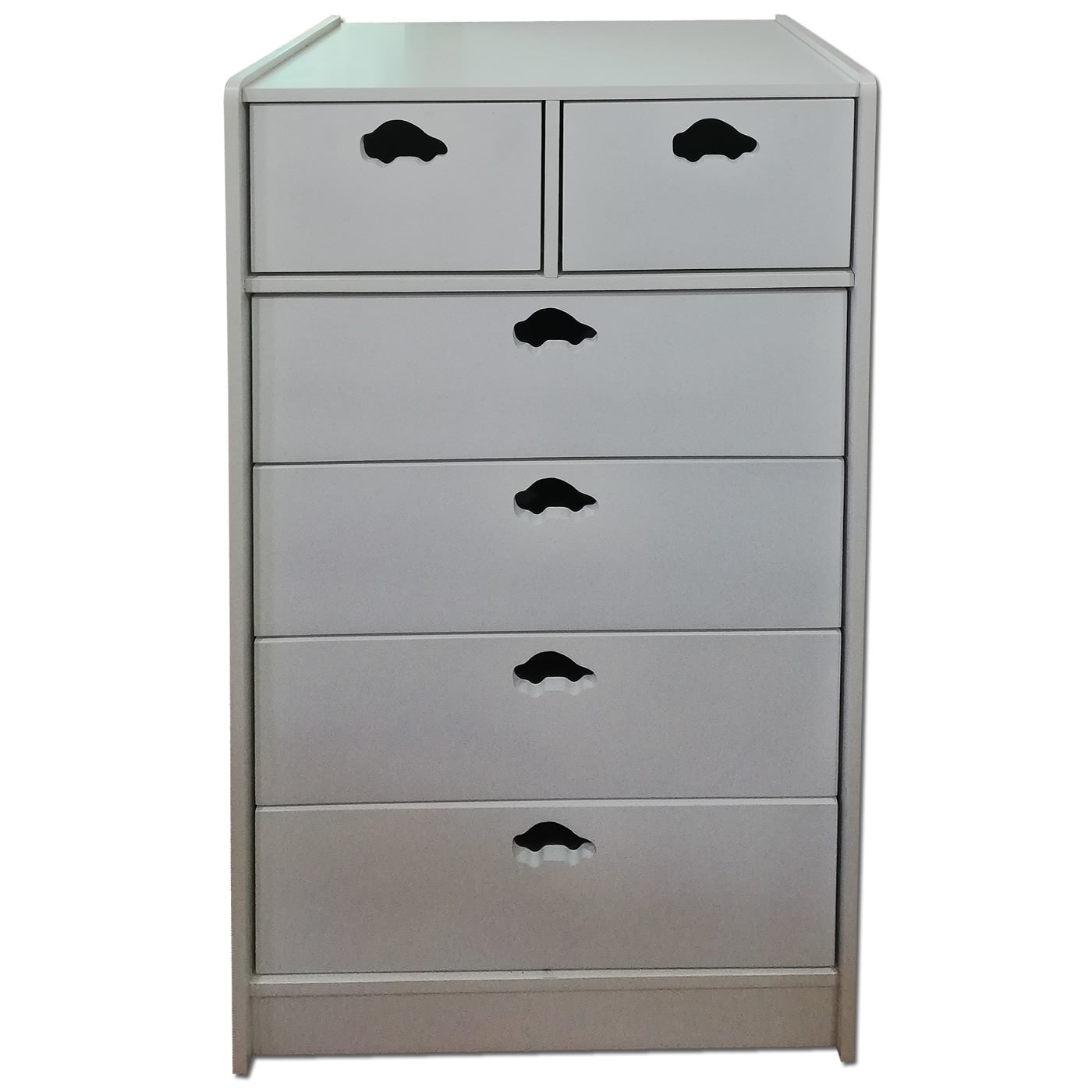 CAJONERA MUEBLES KIDS 6 CAJONES BLANCO AUTO - 1