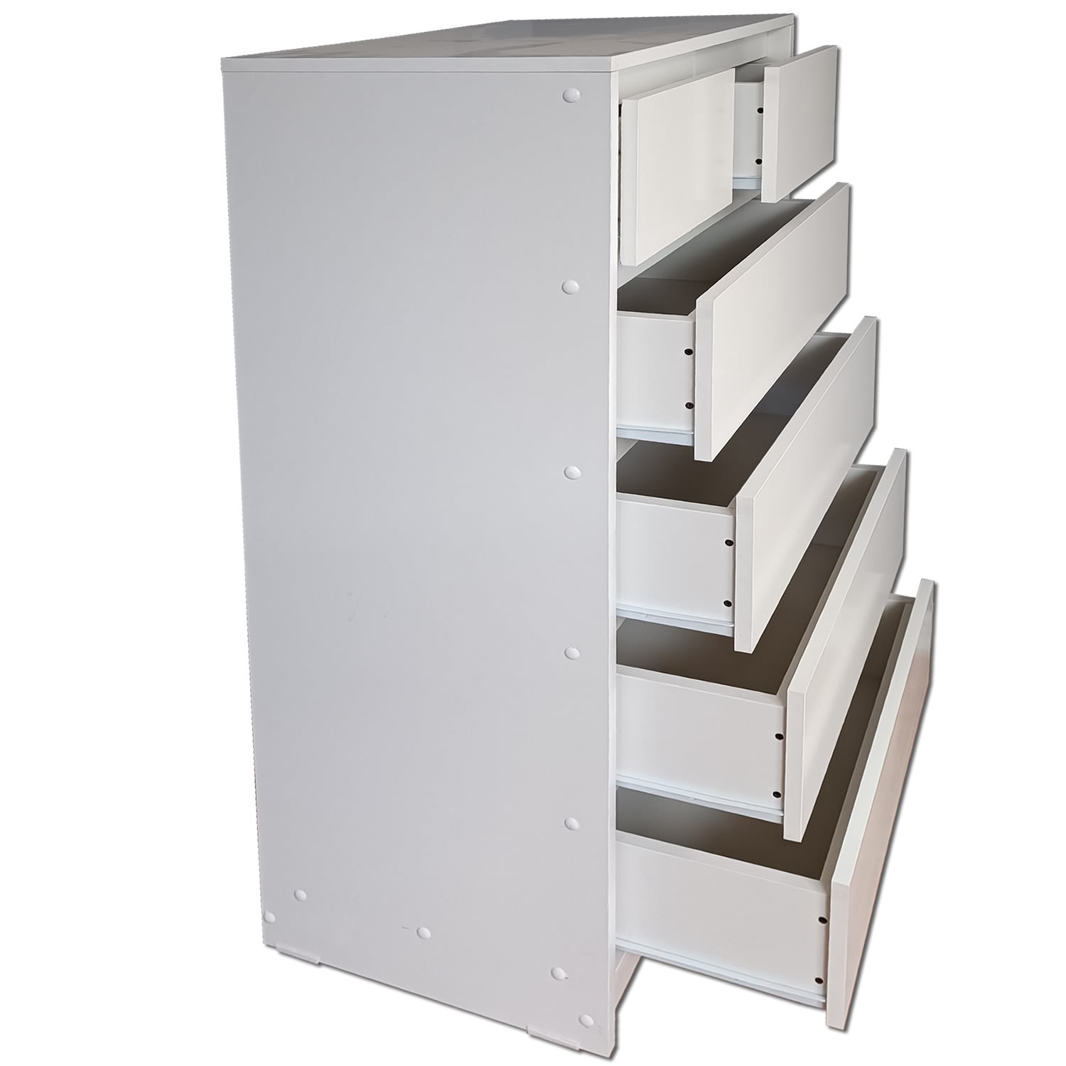 CAJONERA MUEBLES KIDS DECO 6 CAJONES BLANCO - 4