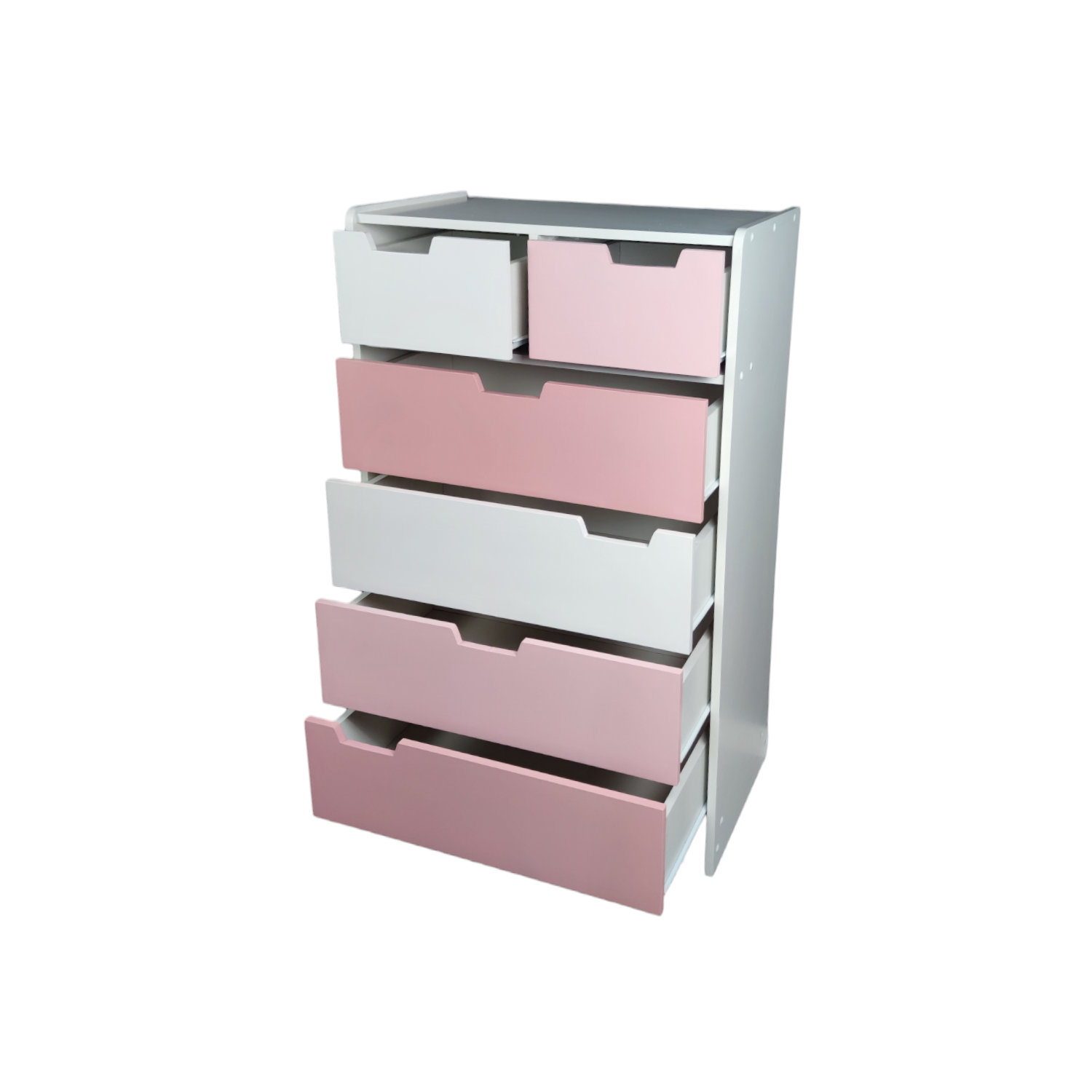 CAJONERA MUEBLES KIDS 6 CAJONES ROSA KANDOO - 4