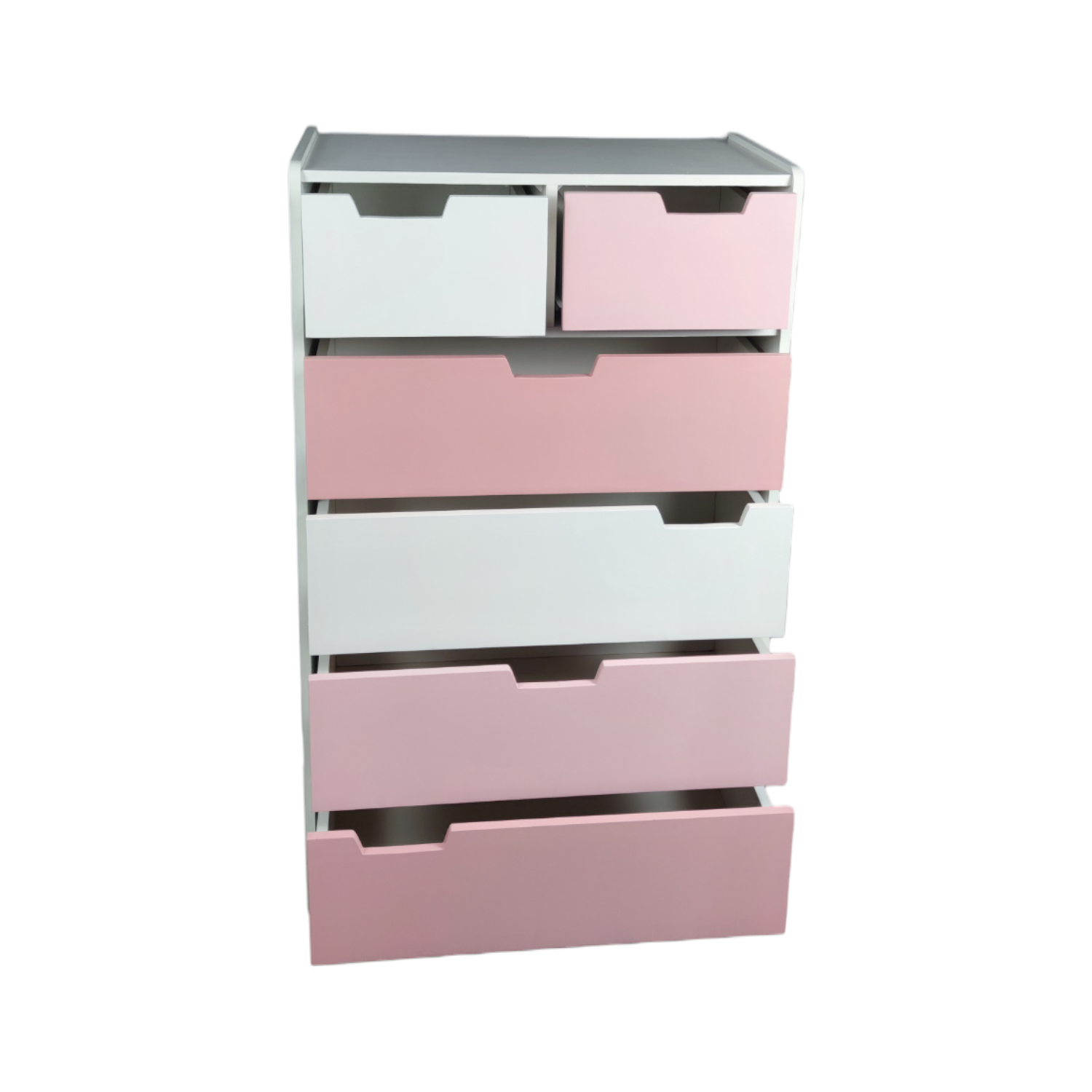 CAJONERA MUEBLES KIDS 6 CAJONES ROSA KANDOO - 5