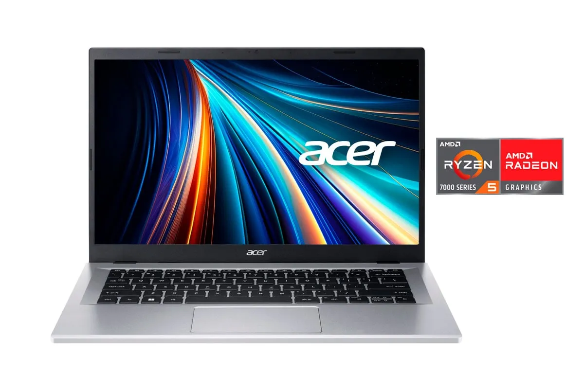 Acer Aspire 3 (A314-23P-R4SB) - PC Portable 14" Gris, Ryzen 5, 256Go SSD, Windows 11