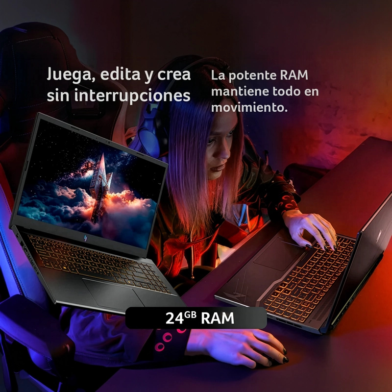 NOTEBOOK GAMER NITRO V15 ANV15-52-73S9-1 INTEL CORE I7 RTX 5050 24GB 512SSD 15,6" FHD 165HZ - 5