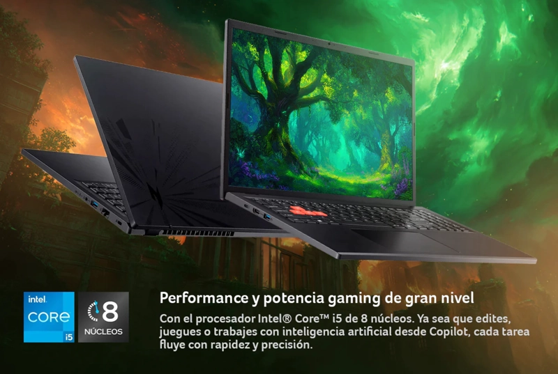 NOTEBOOK GAMER NITRO LITE NL16-71G-50GH-2 INTEL CORE I5 RTX 4050 24GB RAM 512GB SSD 16" WUXGA - 3