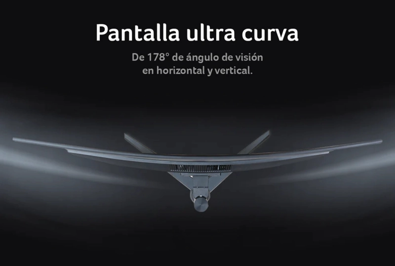 MONITOR GAMER CURVO ACER XZ320Q 31.5" FHD 1MS 240HZ CURVATURA 1500R PANEL VA ZERO-FRAME FREESYNC - 6