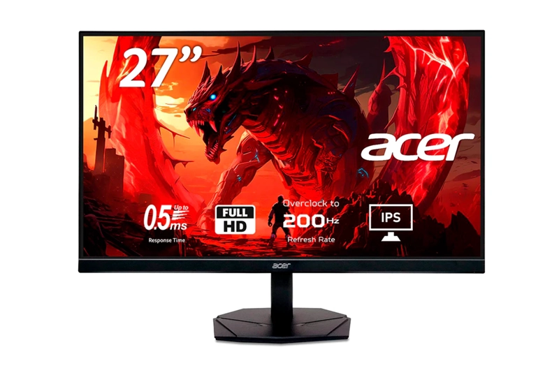 MONITOR GAMER ACER KG271 27" IPS FHD FRECUENCIA 200 HZ REFRESCO DE 0,5 MS