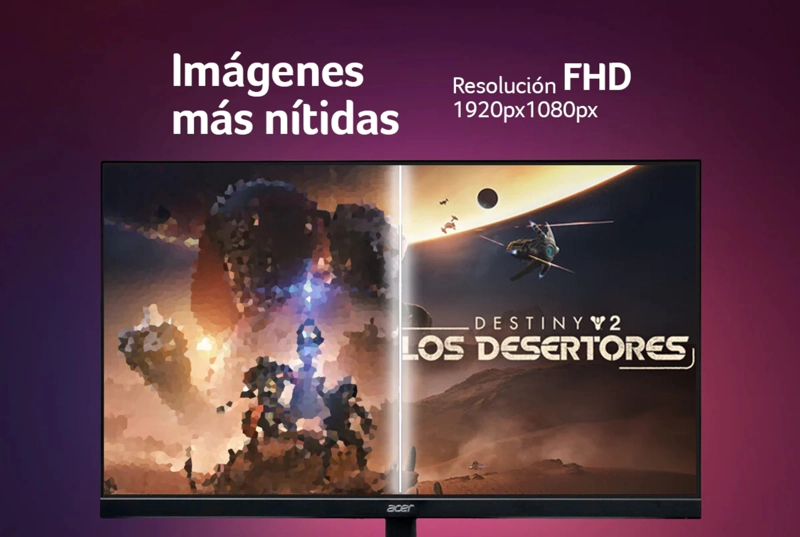 MONITOR GAMER ACER KG271 27" IPS FHD FRECUENCIA 200 HZ REFRESCO DE 0,5 MS - 4