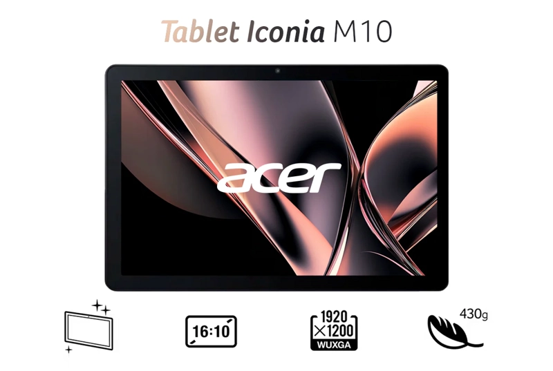 TABLET ACER ICONIA TAB M10-11-82HE-1 PANTALLA 10,1" WUXGA ROSE GOLD  128GB ALMACENAMIENTO ANDROID 12 - 1