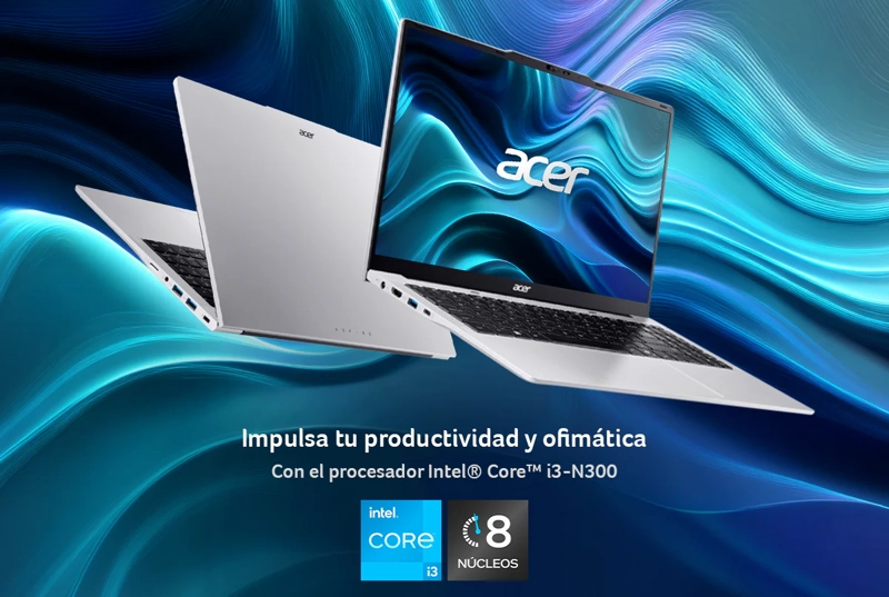 NOTEBOOK ACER ASPIRE LITE AL14-31P-3591-2 INTEL CORE I3 8GB RAM 512GB SSD 14" WUXGA - 3