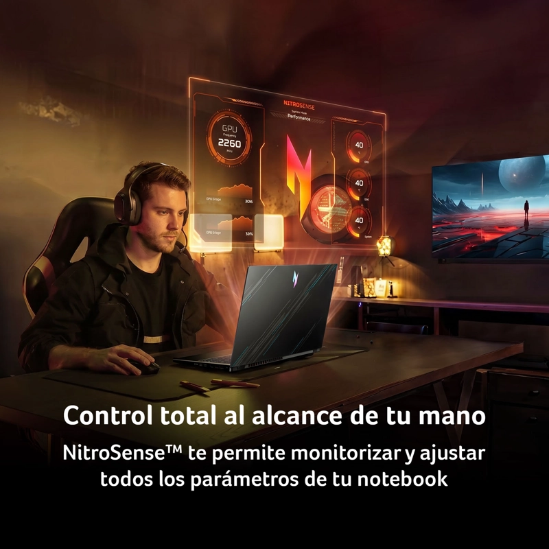 NOTEBOOK GAMER ACER NITRO ANV15-41-R6HJ-1 AMD RYZEN 5 RTX 3050 8GB RAM 512GB SSD 15.6" FHD 165HZ - 4