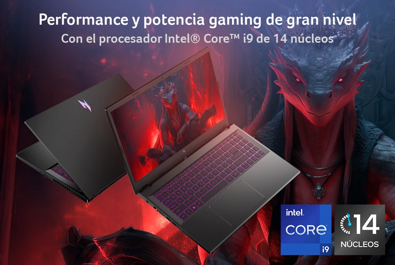 NOTEBOOK GAMER NITRO V15 ANV15-52-96J3-1 / INTEL® CORE™ I9 13900H / NVIDIA® GEFORCE® RTX 5060 / 32GB - 4