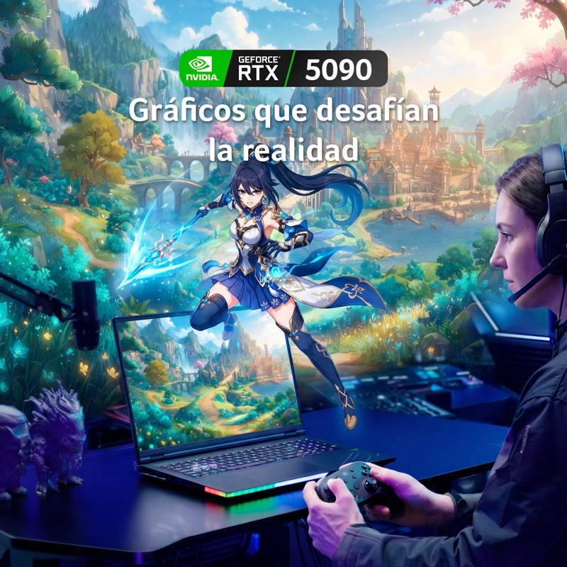 NOTEBOOK GAMER ACER PREDATOR INTEL ULTRA 9 275HX RTX5090 64GB RAM 3TB SSD 18" 4K WQUXGA 120HZ - 2