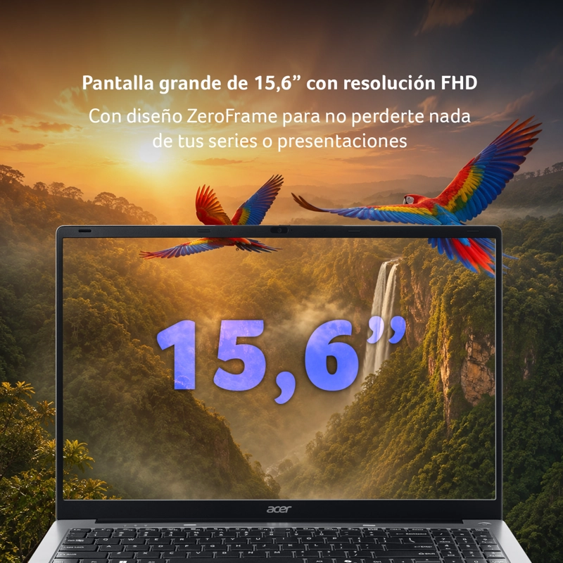 NOTEBOOK ASPIRE LITE AL15-410P-R9ND-1 | AMD RYZEN™ 5 3500U | 8GB RAM | 512GB SSD | 15.6' FHD - 2