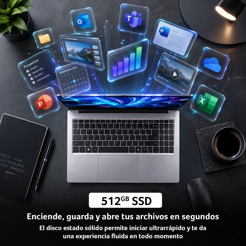 NOTEBOOK ACER APRO15-41P-R562-1   15'6 + RYZEN 7 + 8 GB RAM + 512 SSD - 6