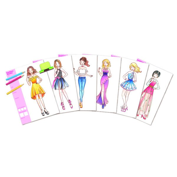 SET DIBUJO DISENA MODA - 2