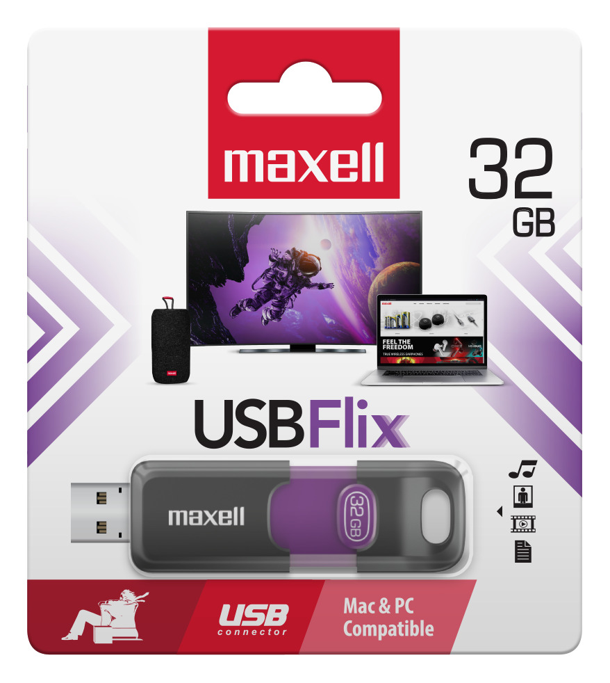 PENDRIVE MAXELL FLIX 32GB 2.0 - 3